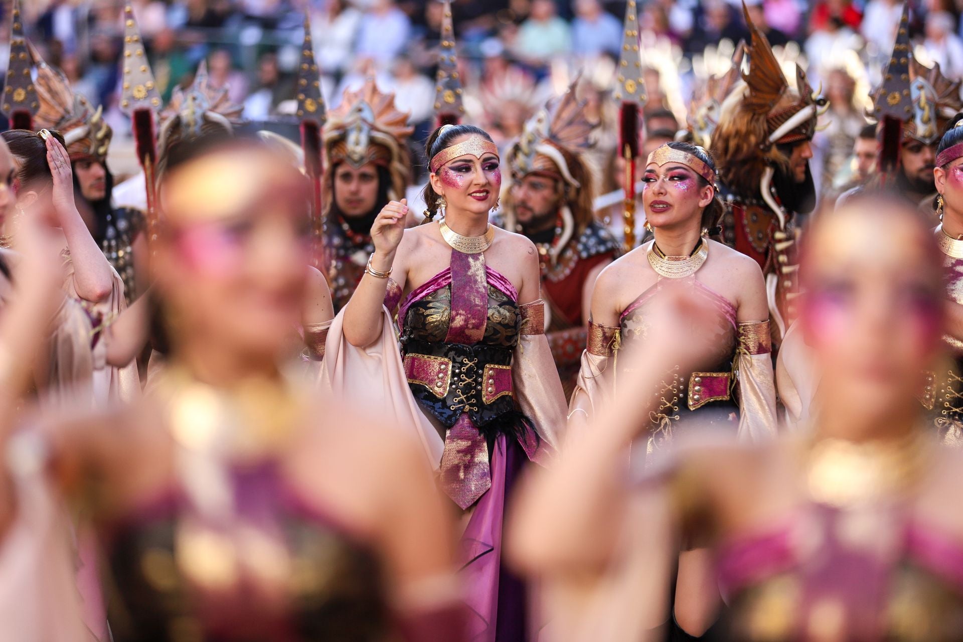 El desfile de Moros y Cristianos de Abanilla, en imágenes