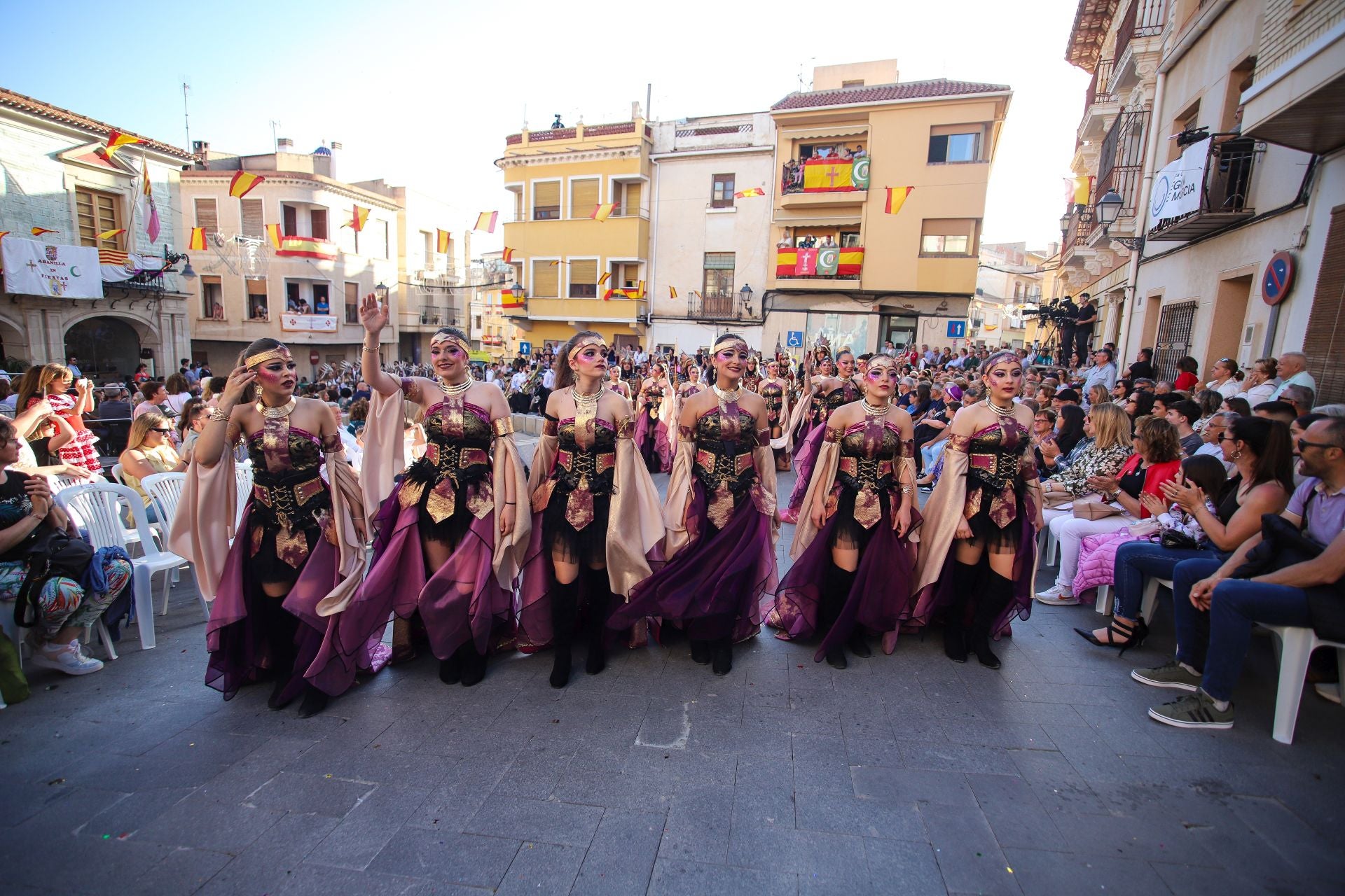El desfile de Moros y Cristianos de Abanilla, en imágenes