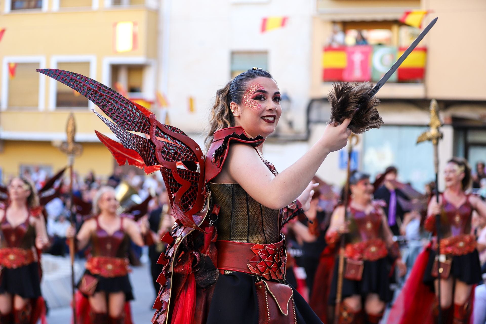 El desfile de Moros y Cristianos de Abanilla, en imágenes