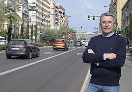 Ángel Molina, en la Ronda Norte de Murcia.