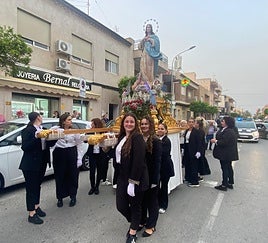 Procesión de la Purísima en Sangonera la Verde.