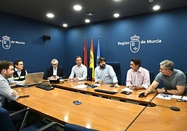 Federico Miralles, Diego del Rey, Juan José Pedreño, Marcos Ortuño, Fernando López Miras, Jorge García Montoro y Pedro Vicente Martínez.