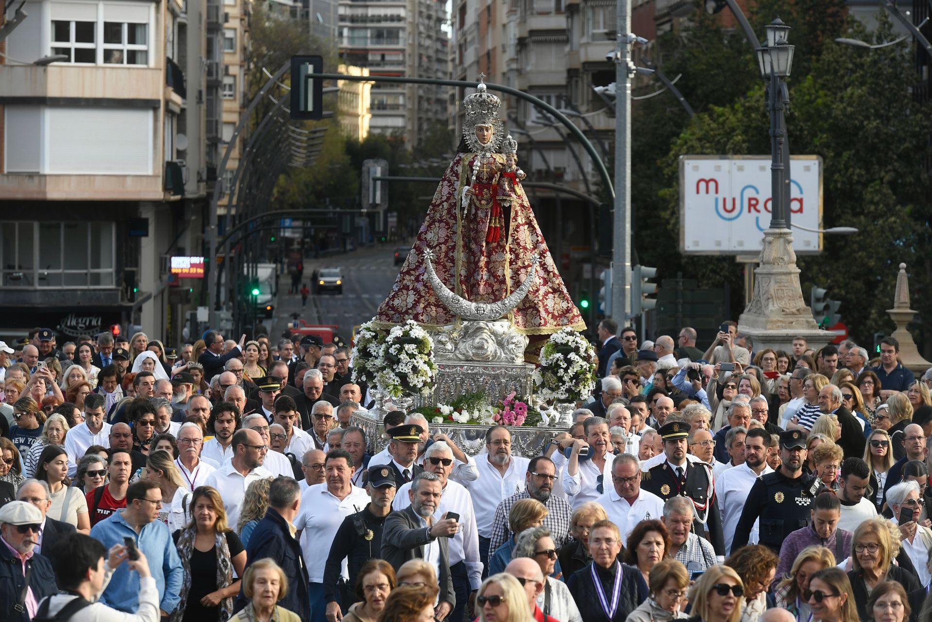 En imágenes, el regreso de la Fuensanta a su santuario tras las Fiestas de Primavera