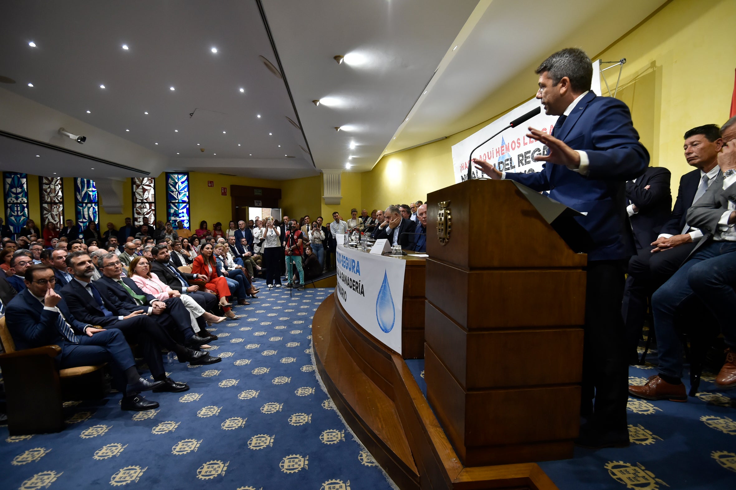 El primer acto en defensa del Trasvase Tajo-Segura, en imágenes