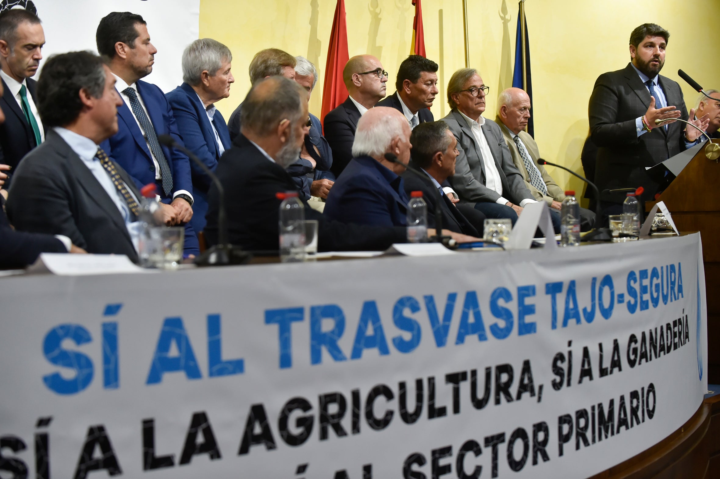 El primer acto en defensa del Trasvase Tajo-Segura, en imágenes