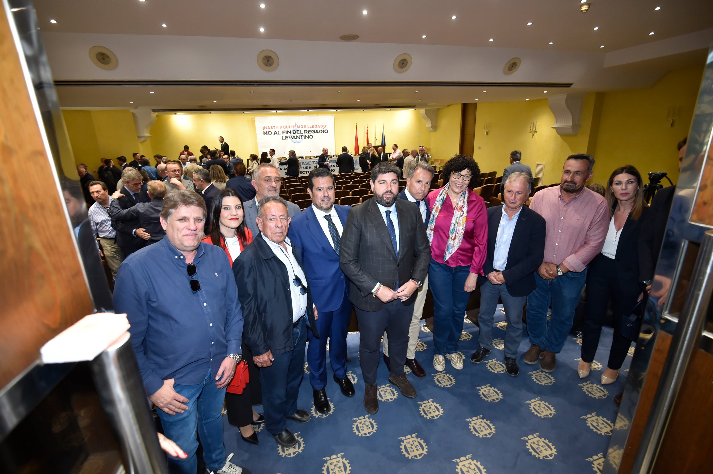 El primer acto en defensa del Trasvase Tajo-Segura, en imágenes