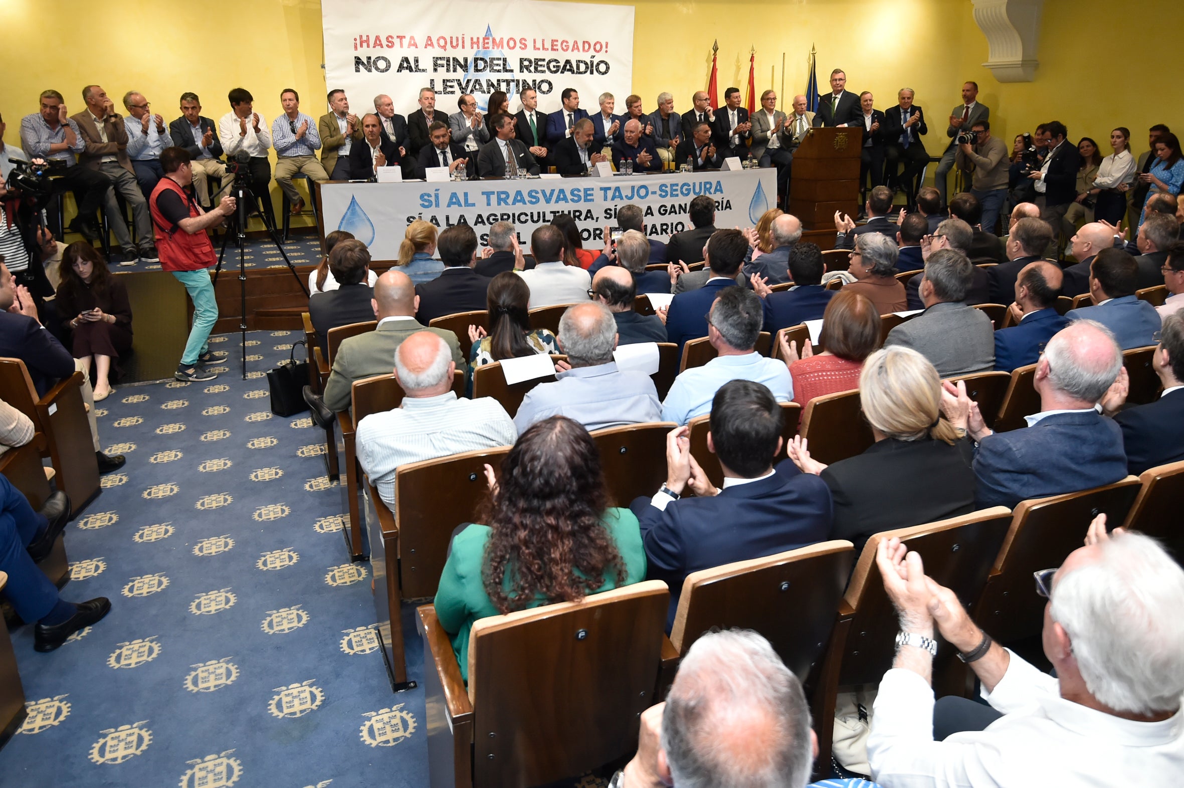 El primer acto en defensa del Trasvase Tajo-Segura, en imágenes
