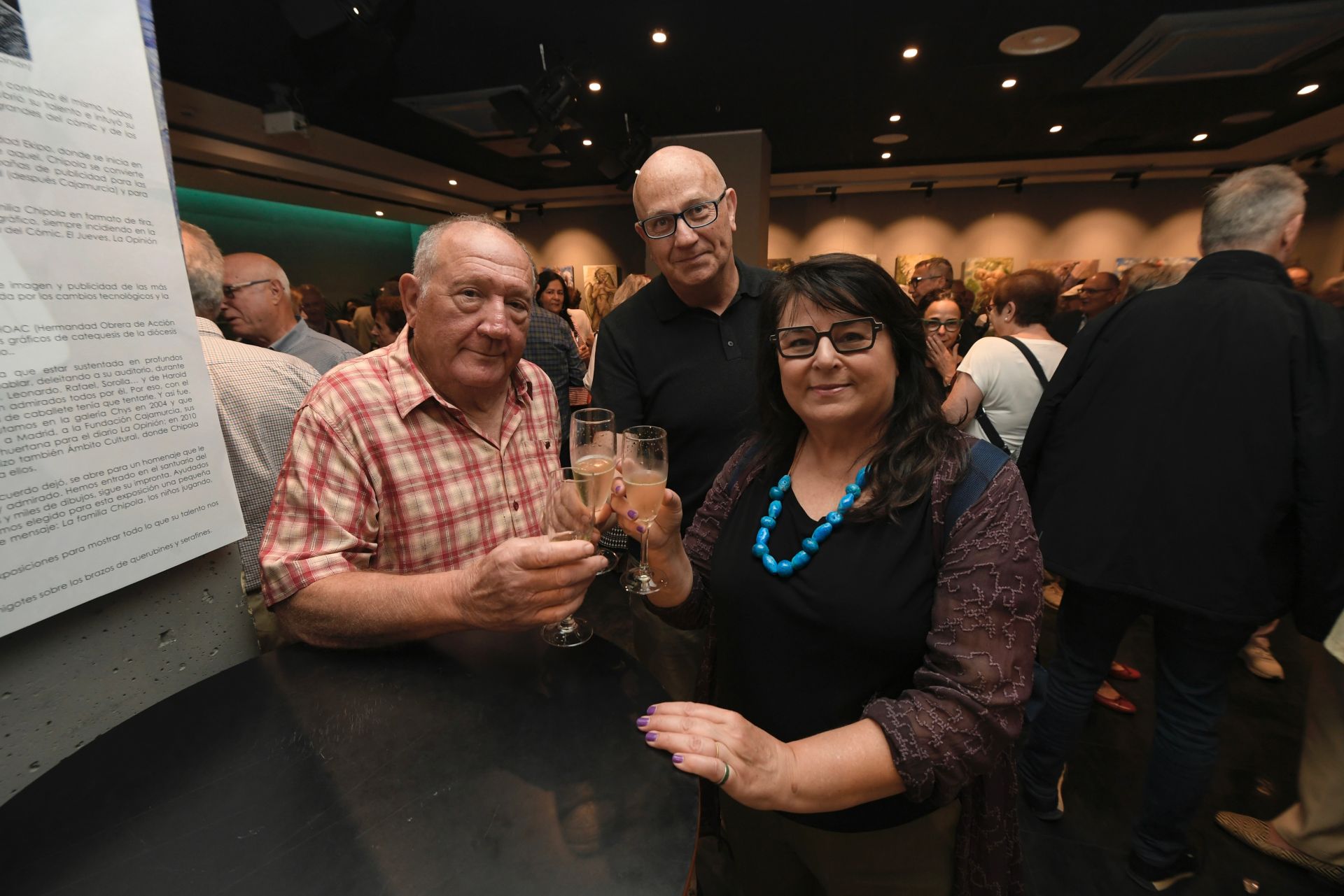 Inauguración de la exposición de Chipola, en imágenes