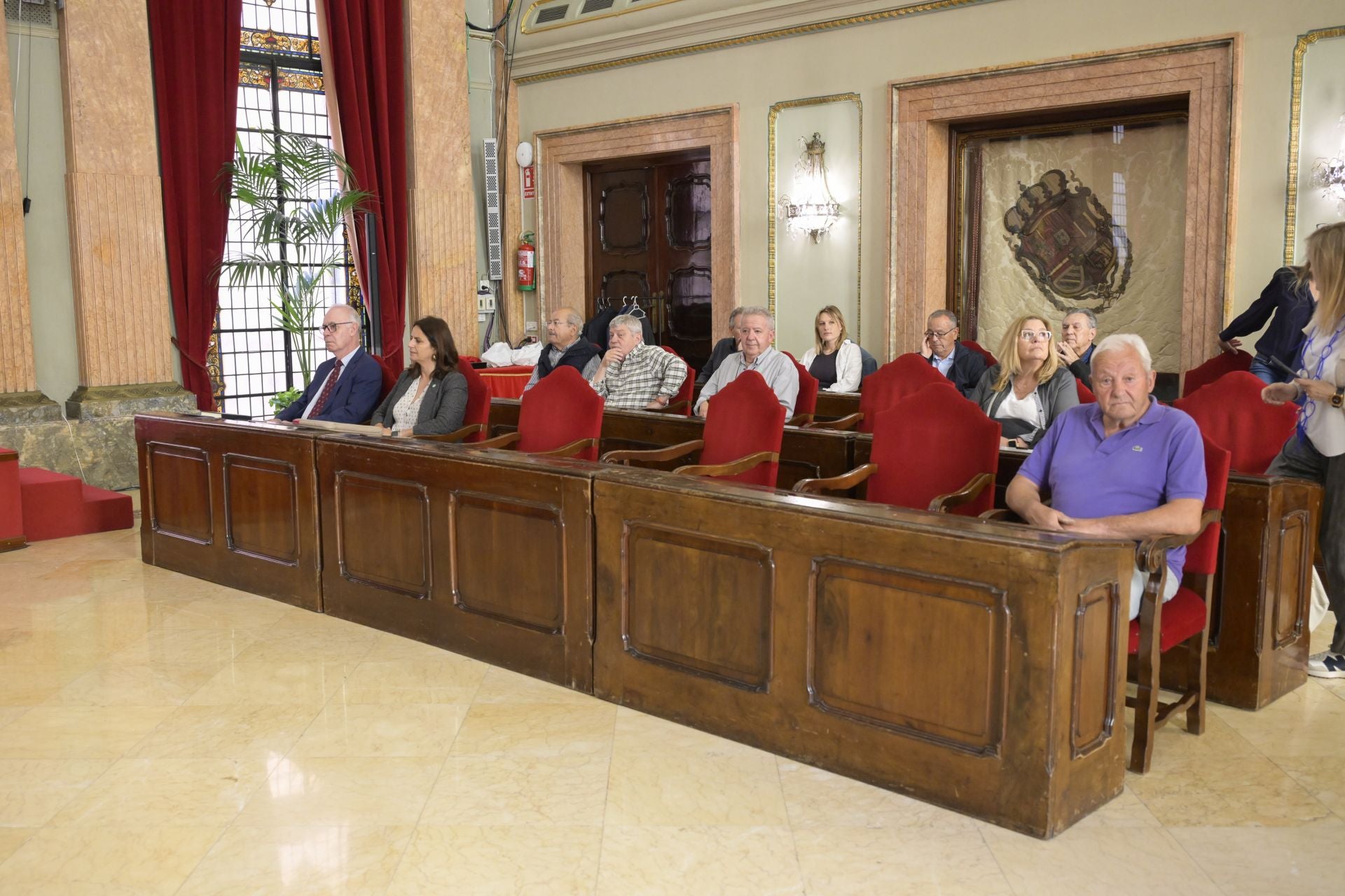 En imágenes, la reunión del Consejo de Hombres Buenos de Murcia