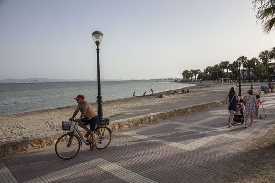 La playa de Los Narejos, en una imagen de archivo.