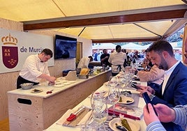 Estand de la Región de Murcia en Tast a la Rambla.