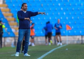 Fran Fernández, durante un entrenamiento.