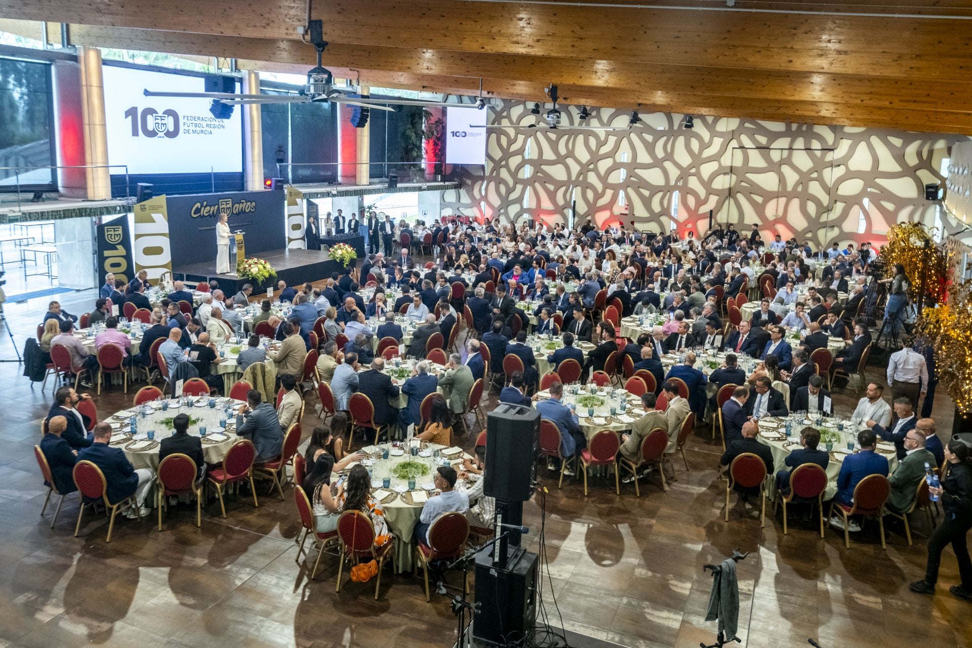 Gala del centenario de la Federación de Fútbol de la Región de Murcia, en imágenes