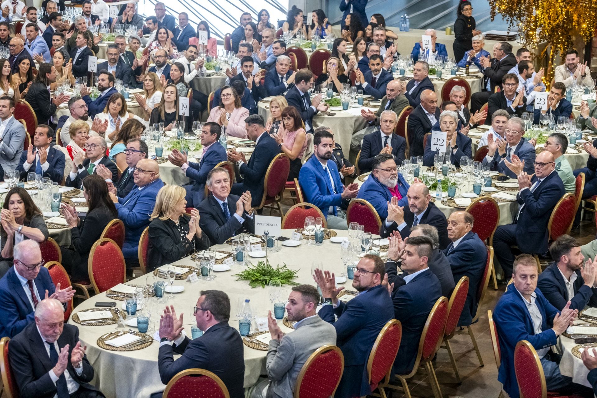Gala del centenario de la Federación de Fútbol de la Región de Murcia, en imágenes