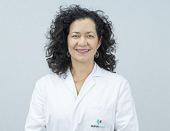 Doctora Solanye Navas, ginecóloga del Hospital quirónsalud Murcia.