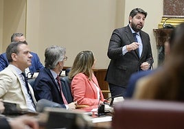 López Miras interviene este viernes en la Asamblea.