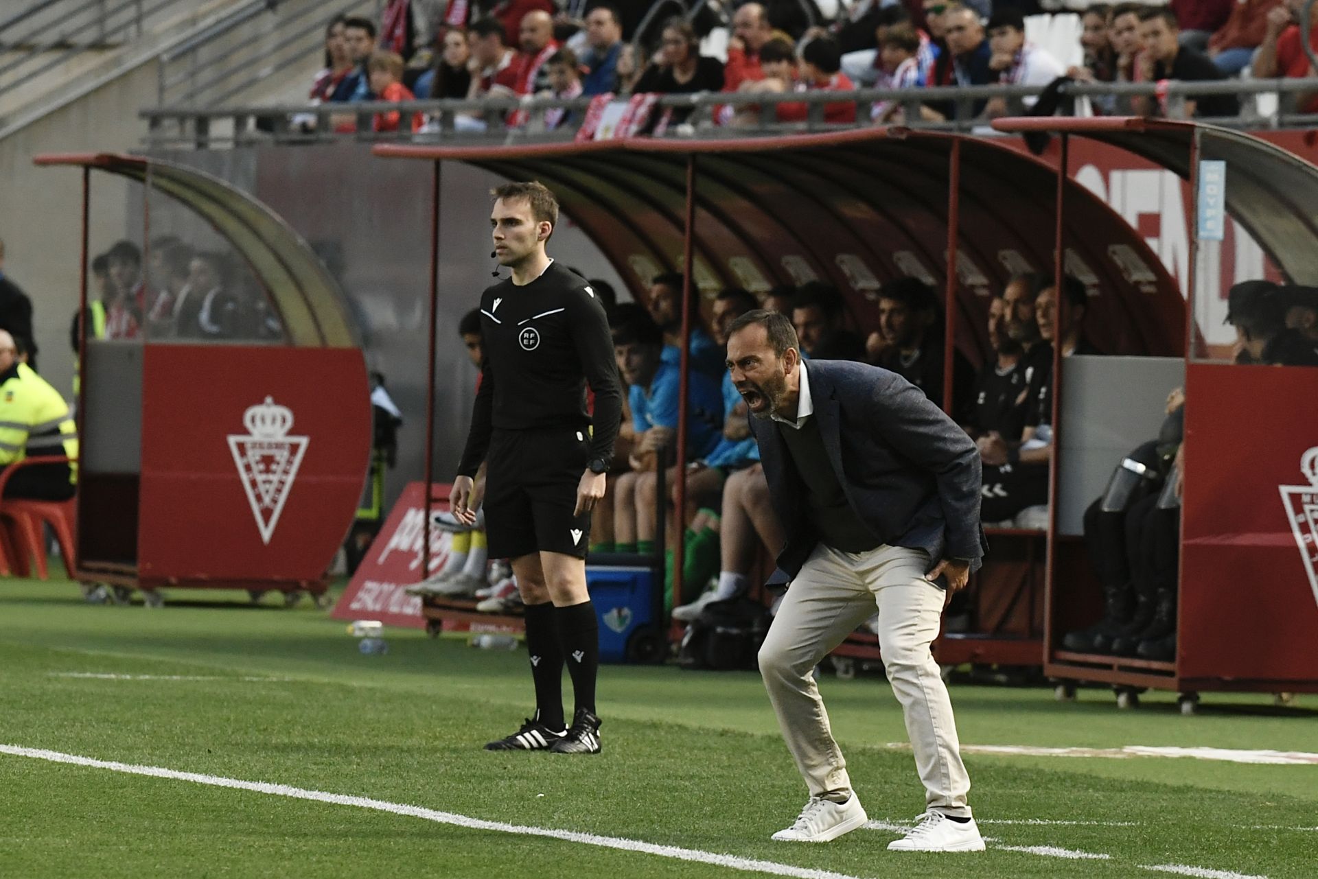 El empate del Real Murcia contra el Antequera, en imágenes