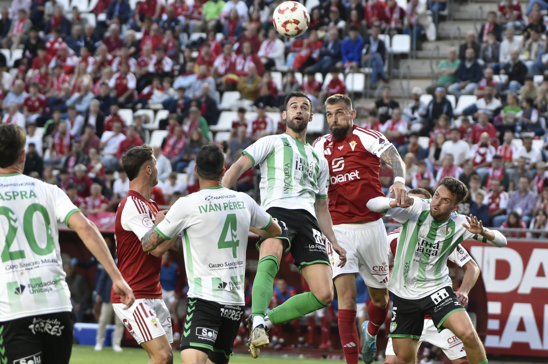 El empate del Real Murcia contra el Antequera, en imágenes
