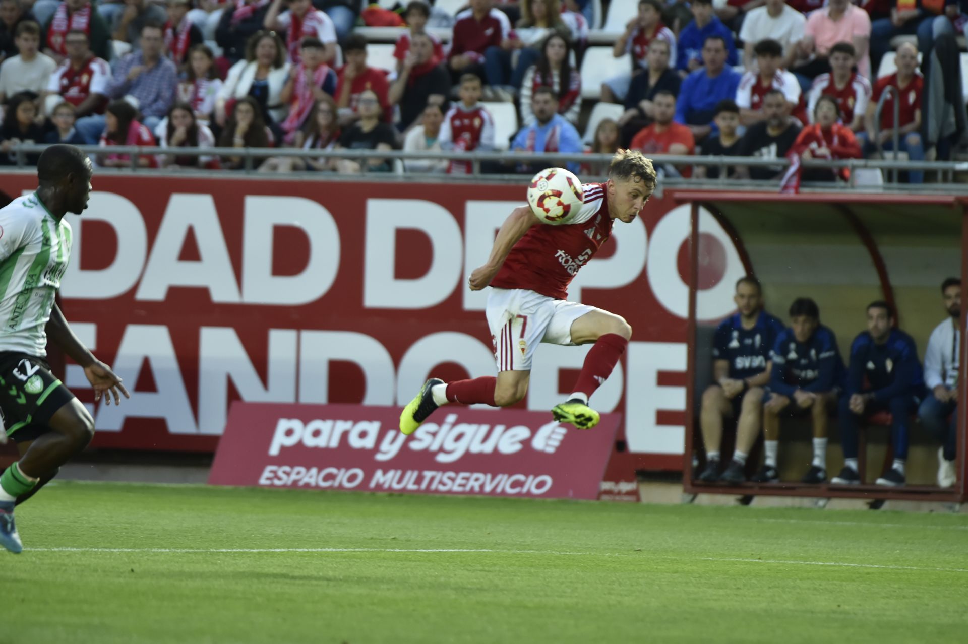 El empate del Real Murcia contra el Antequera, en imágenes