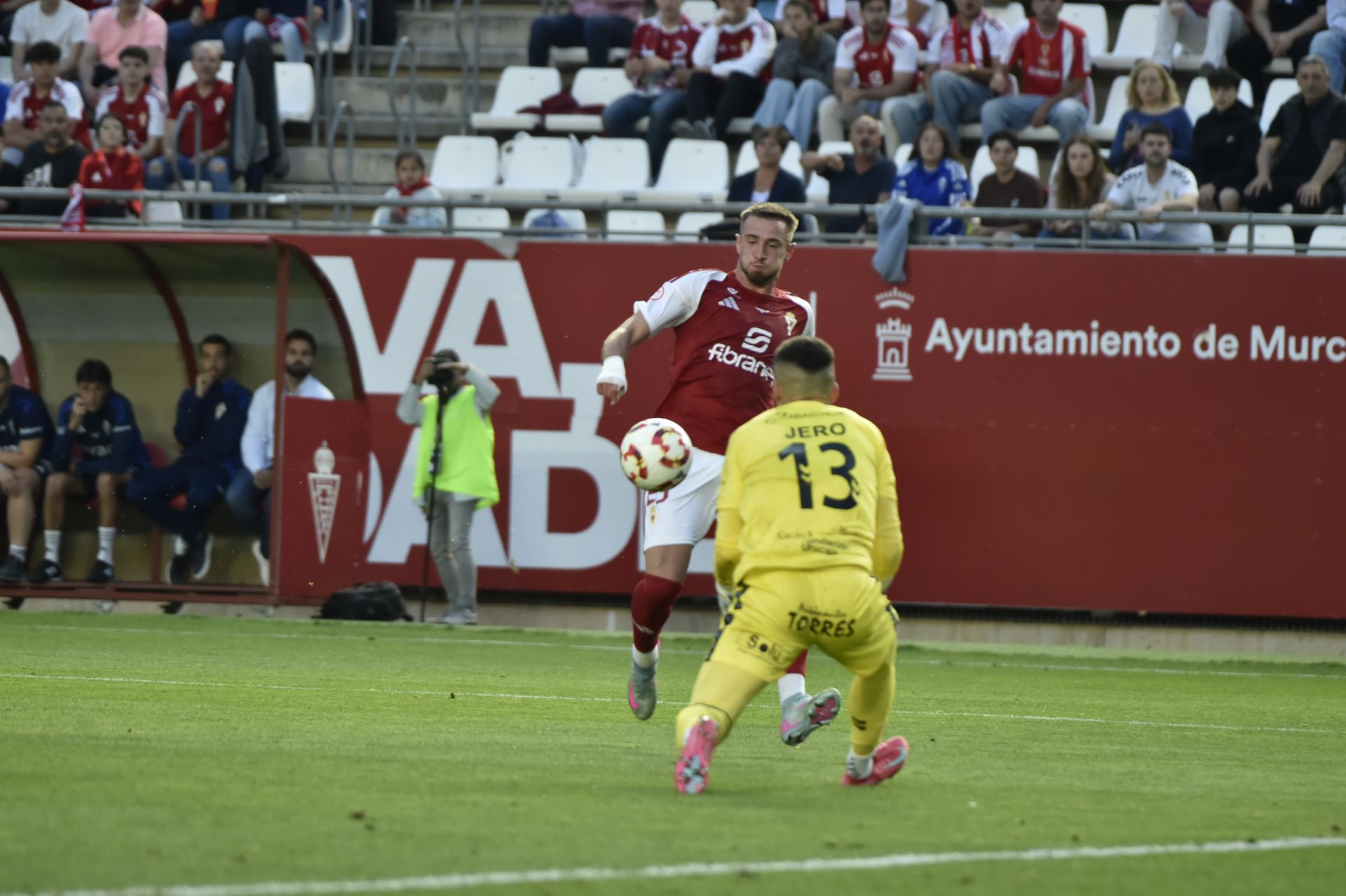 El empate del Real Murcia contra el Antequera, en imágenes