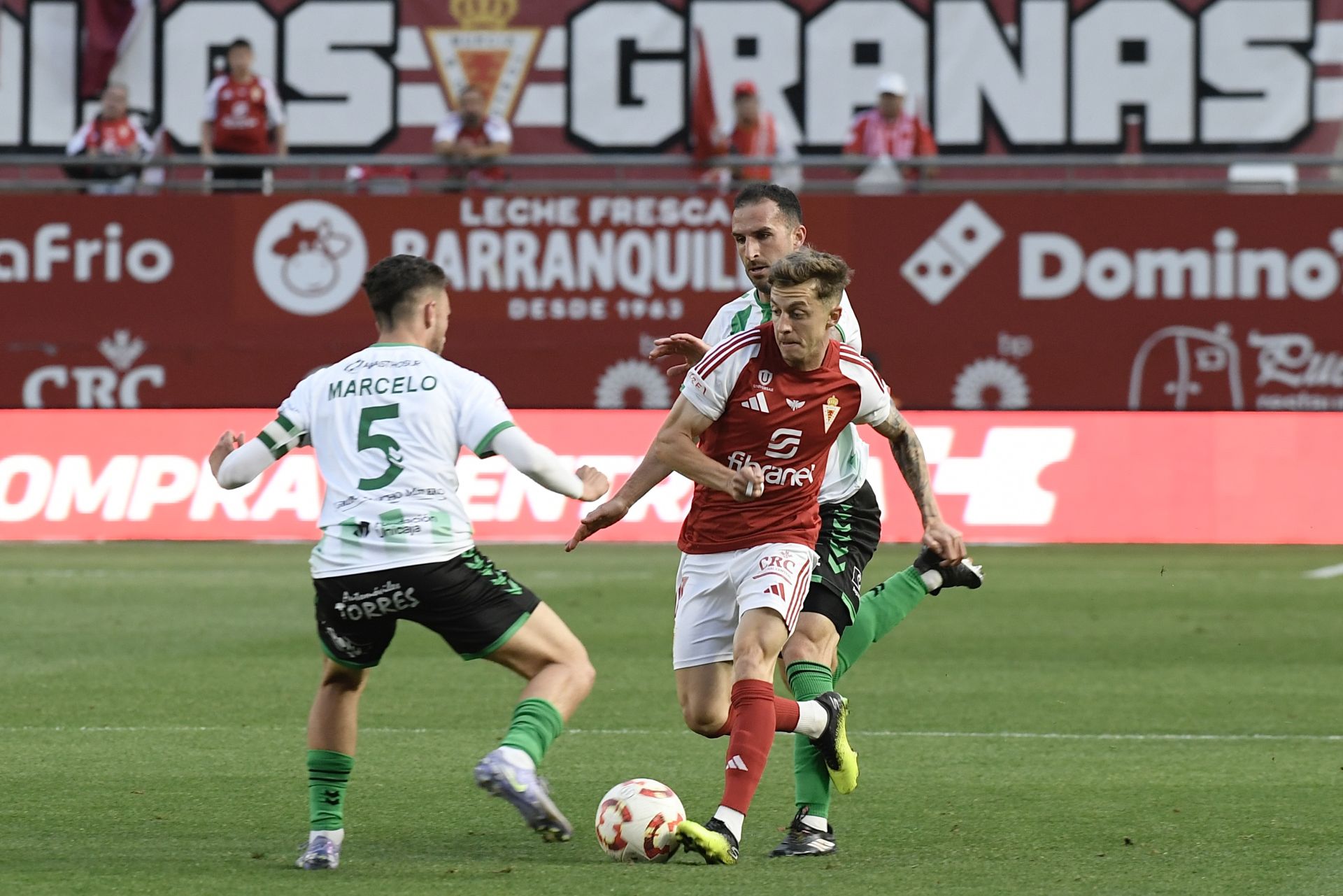 El empate del Real Murcia contra el Antequera, en imágenes