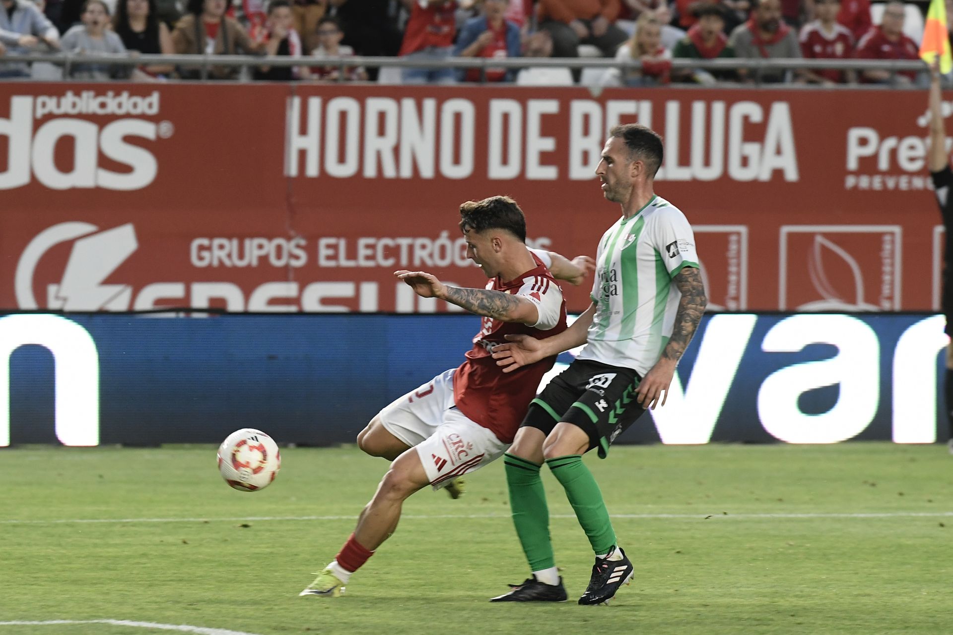 El empate del Real Murcia contra el Antequera, en imágenes