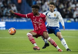 La derrota del Cartagena frente al Zaragoza, en imágenes