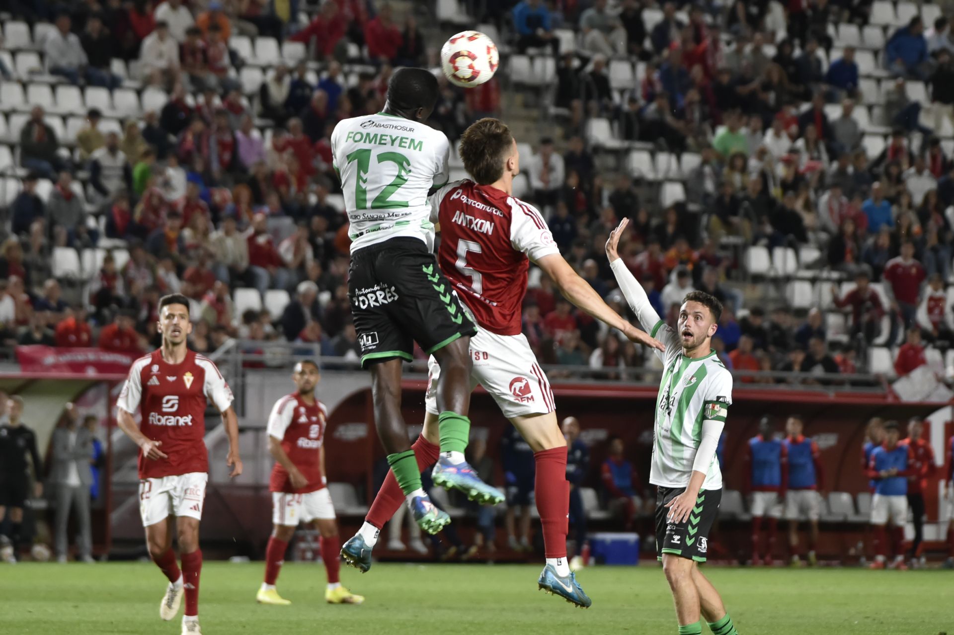 El empate del Real Murcia contra el Antequera, en imágenes