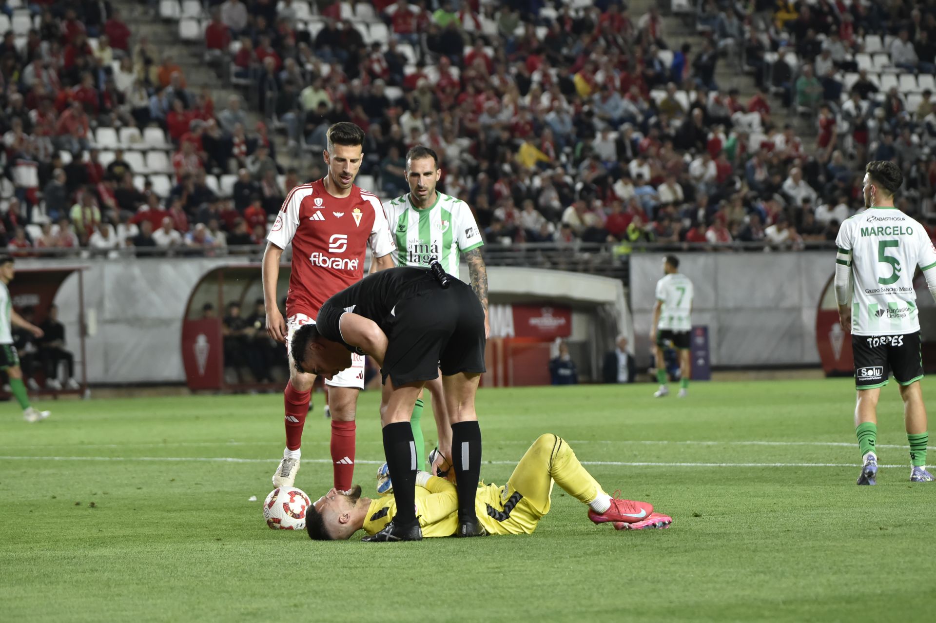 El empate del Real Murcia contra el Antequera, en imágenes