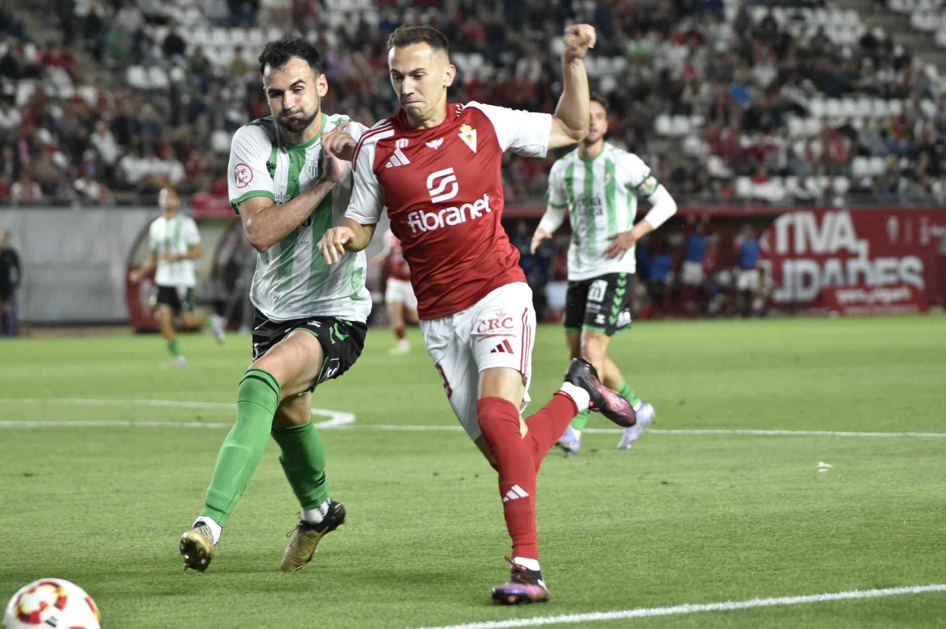 El empate del Real Murcia contra el Antequera, en imágenes