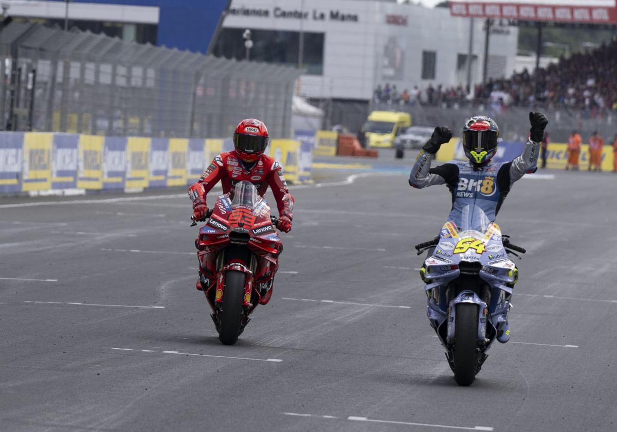 Aldeguer le roba la gloria a acosta en una carrera de película en le mans | la verdad