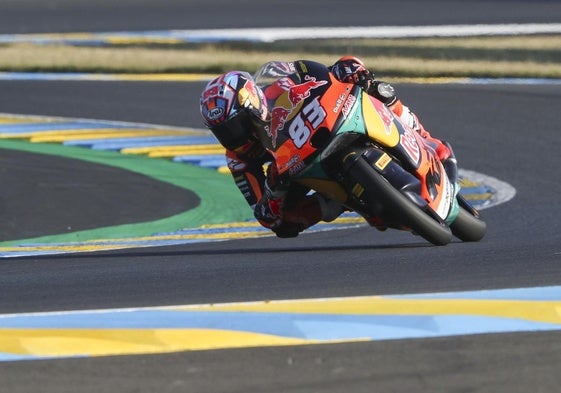 Álvaro Carpe, este fin de semana, en Le Mans.
