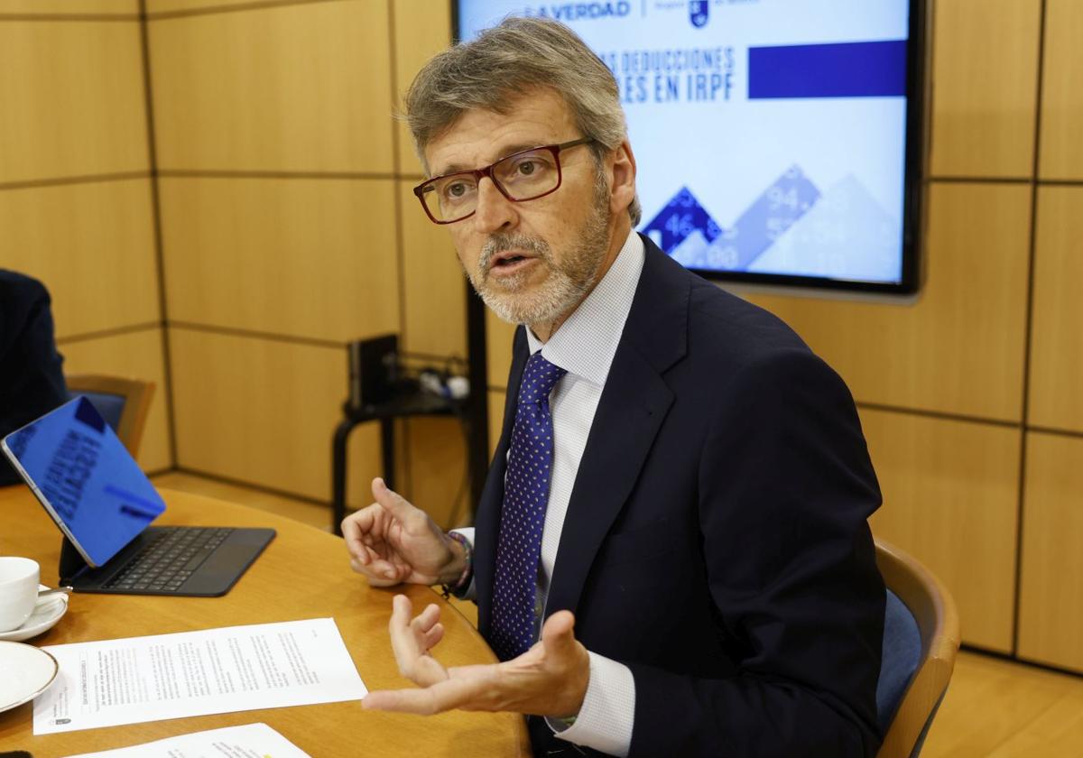 El consejero de Economía, Hacienda, Fondos Europeos y Transformación Digital, Luis Alberto Marín, en una imagen de archivo.