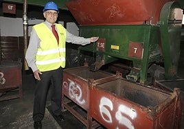 Andrés Gil Buendía, en una imagen de archivo en las instalaciones de Azor Ambiental.