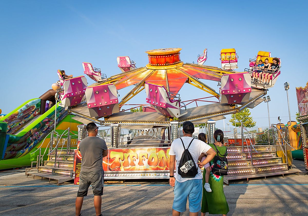 Una de las atracciones de la feria en el recinto parque Antonio Soria