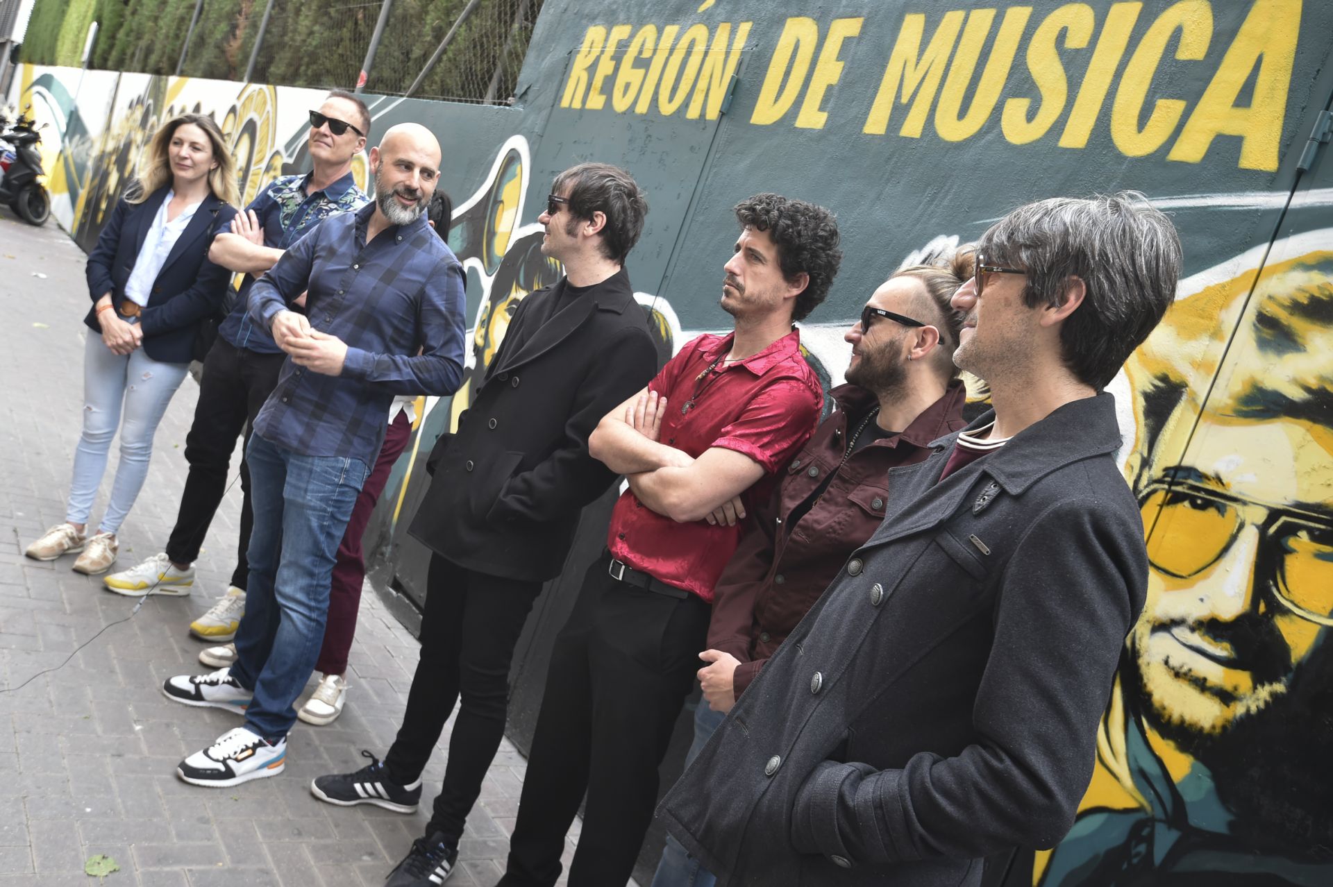 El mural del Fortaleza Sound en homenaje a los músicos de la Región, en imágenes