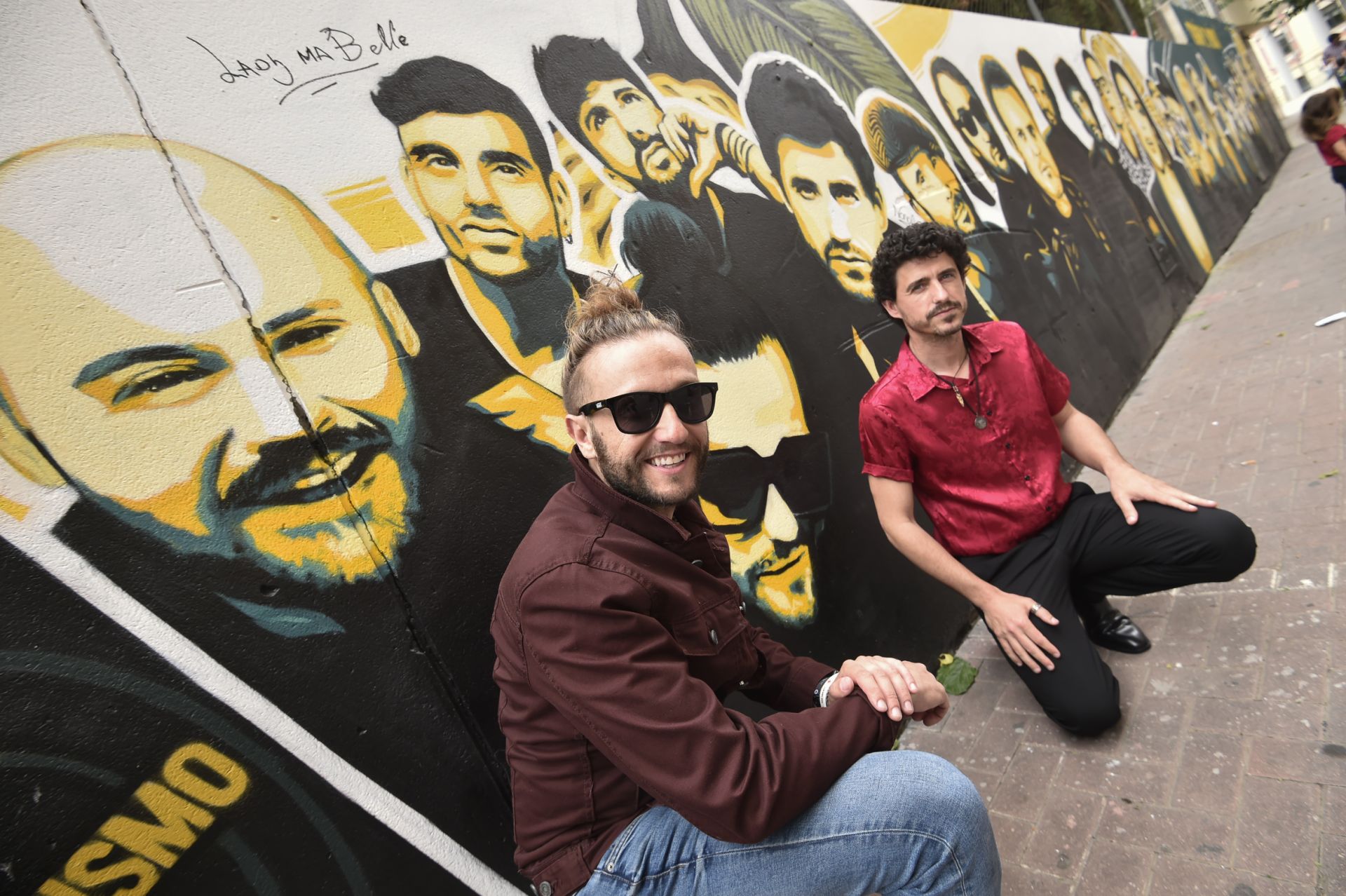 El mural del Fortaleza Sound en homenaje a los músicos de la Región, en imágenes