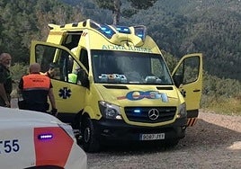 Los servicios de emergencias en lugar del accidente.