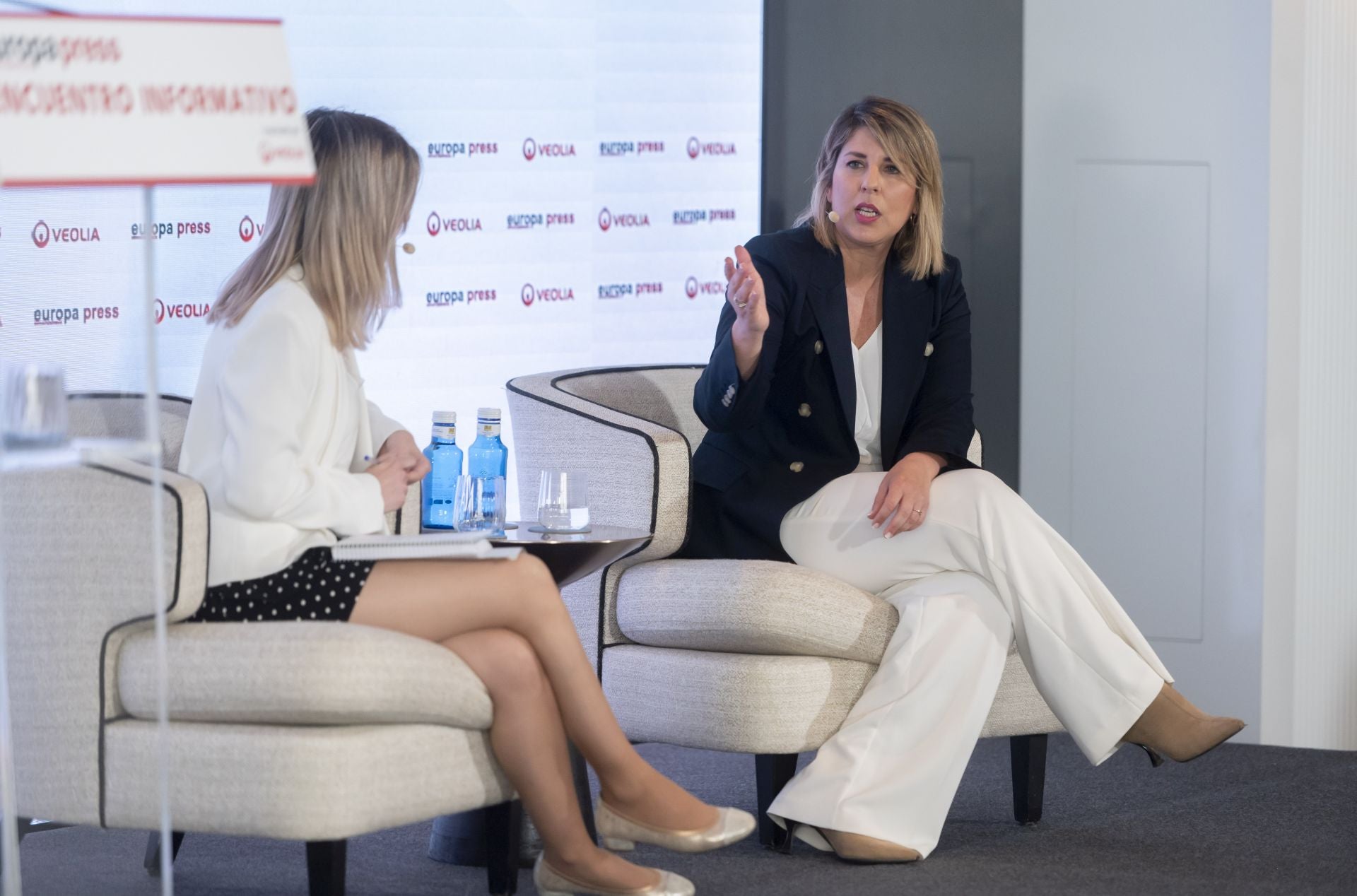 Las imágenes de Noelia Arroyo en el encuentro informativo de Europa Press celebrado en Madrid