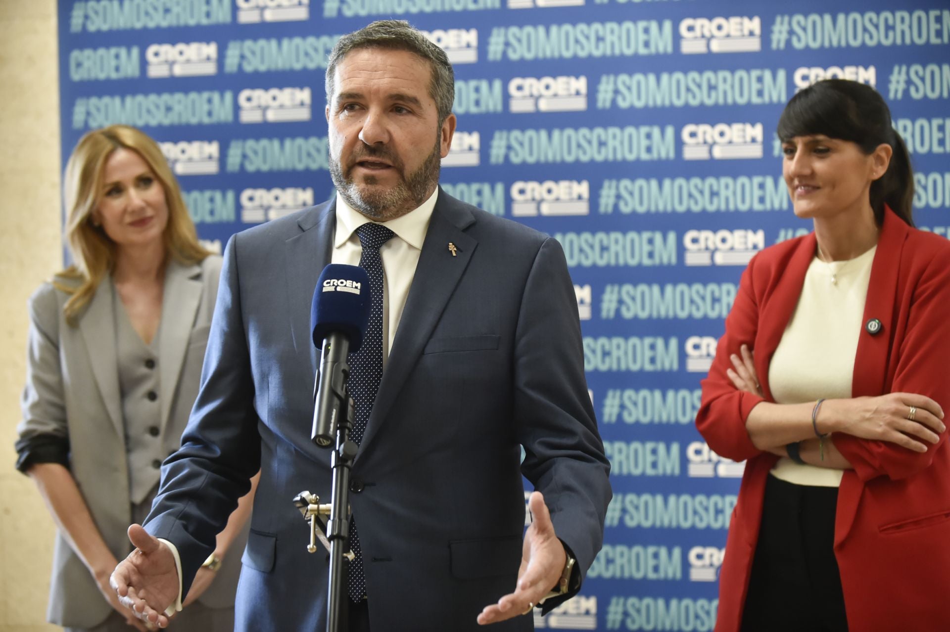 En imágenes, la visita de González Veracruz a Croem