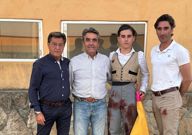 Antonio Mondéjar, Victorino Martín,Iker Ruiz y Francisco José Palazón.