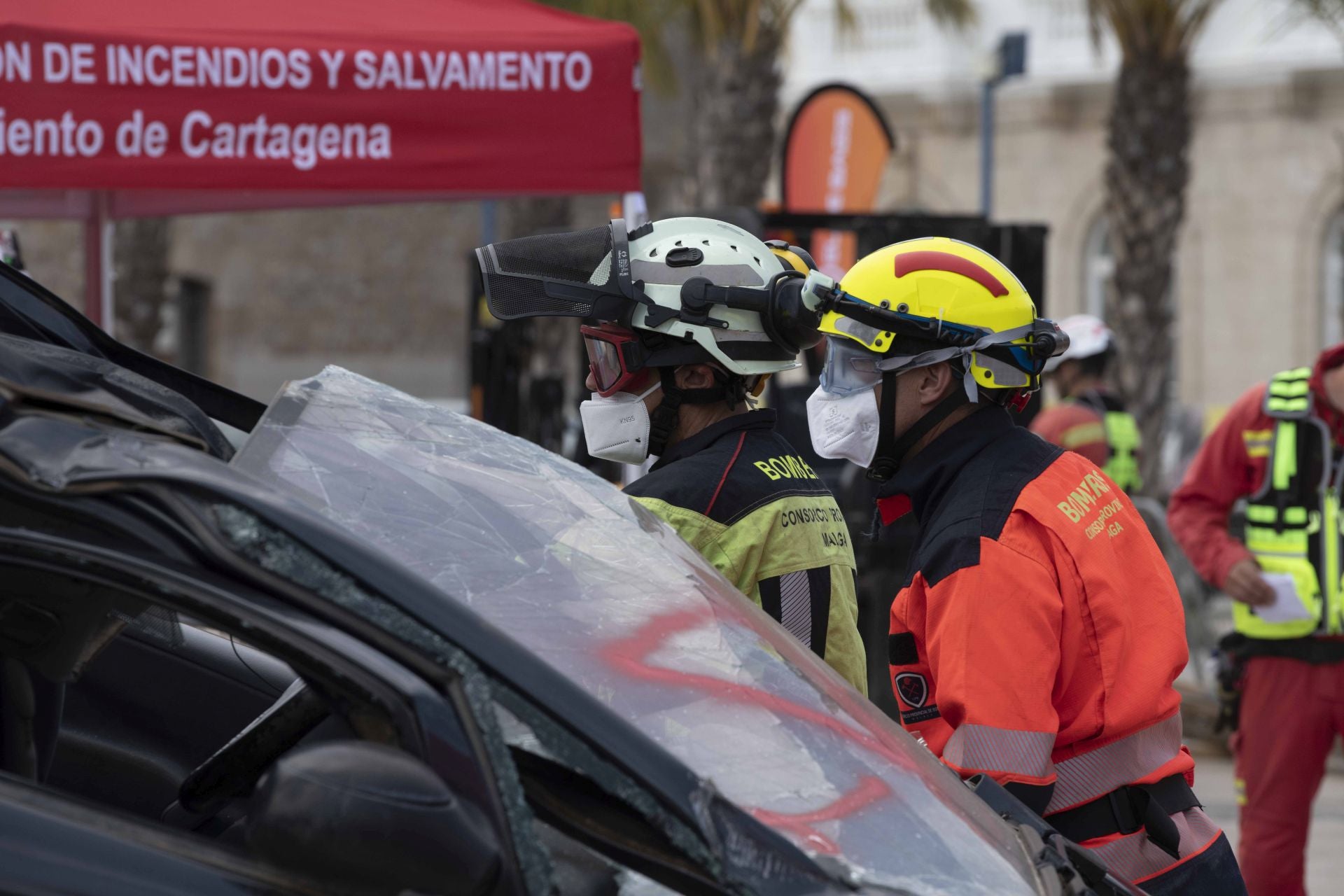 XIX Encuentro Nacional de Rescate en Accidentes de Tráfico y Trauma en Cartagena, en imágenes