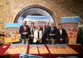 Presentación de la programación de la feria taurina, este viernes.