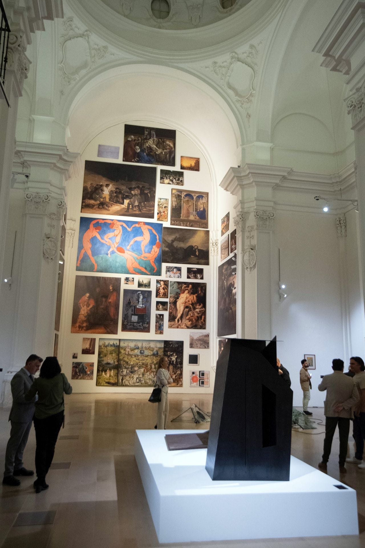 En imágenes, la inauguración de la exposición &#039;La noche americana&#039;
