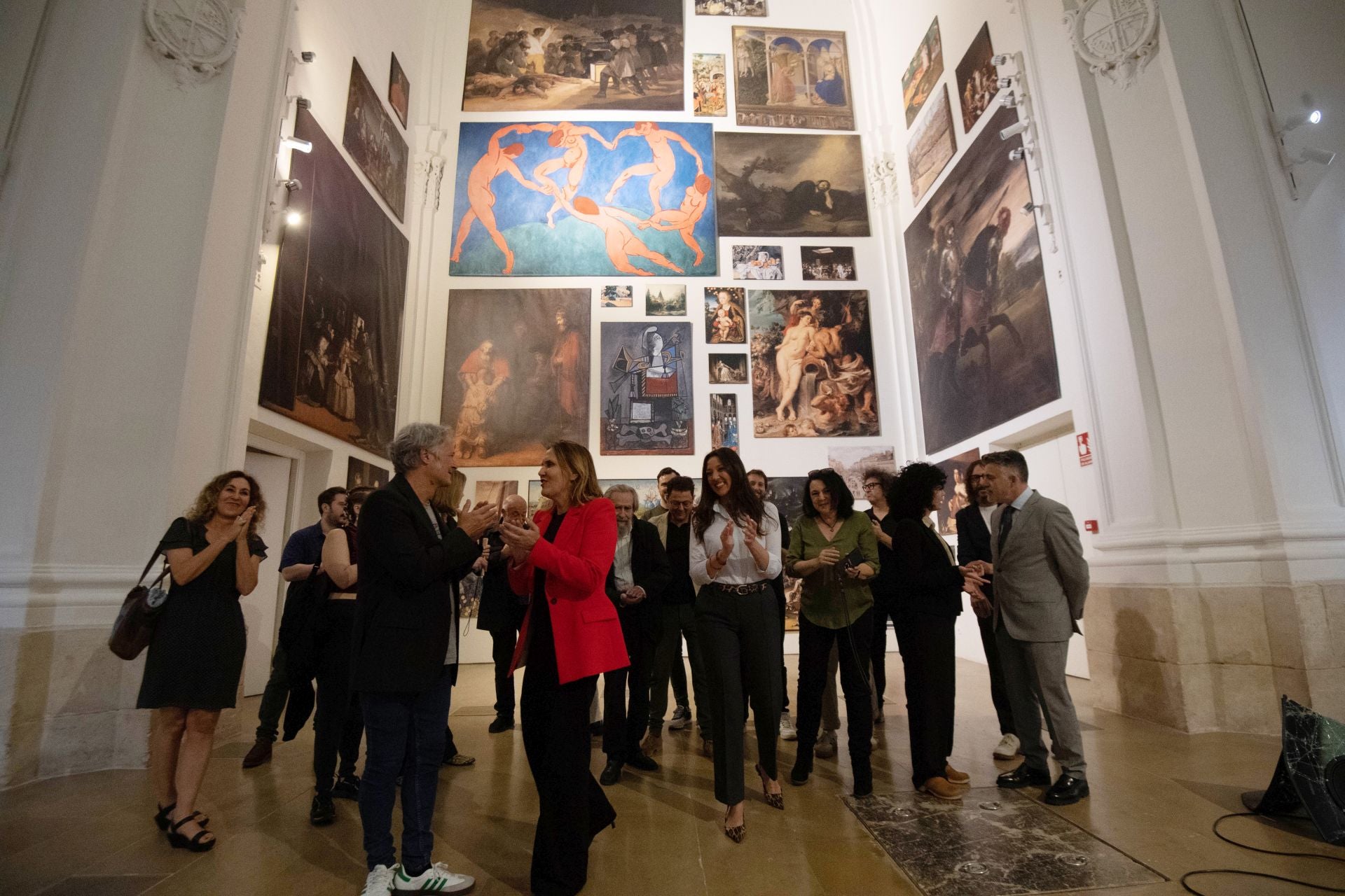 En imágenes, la inauguración de la exposición &#039;La noche americana&#039;