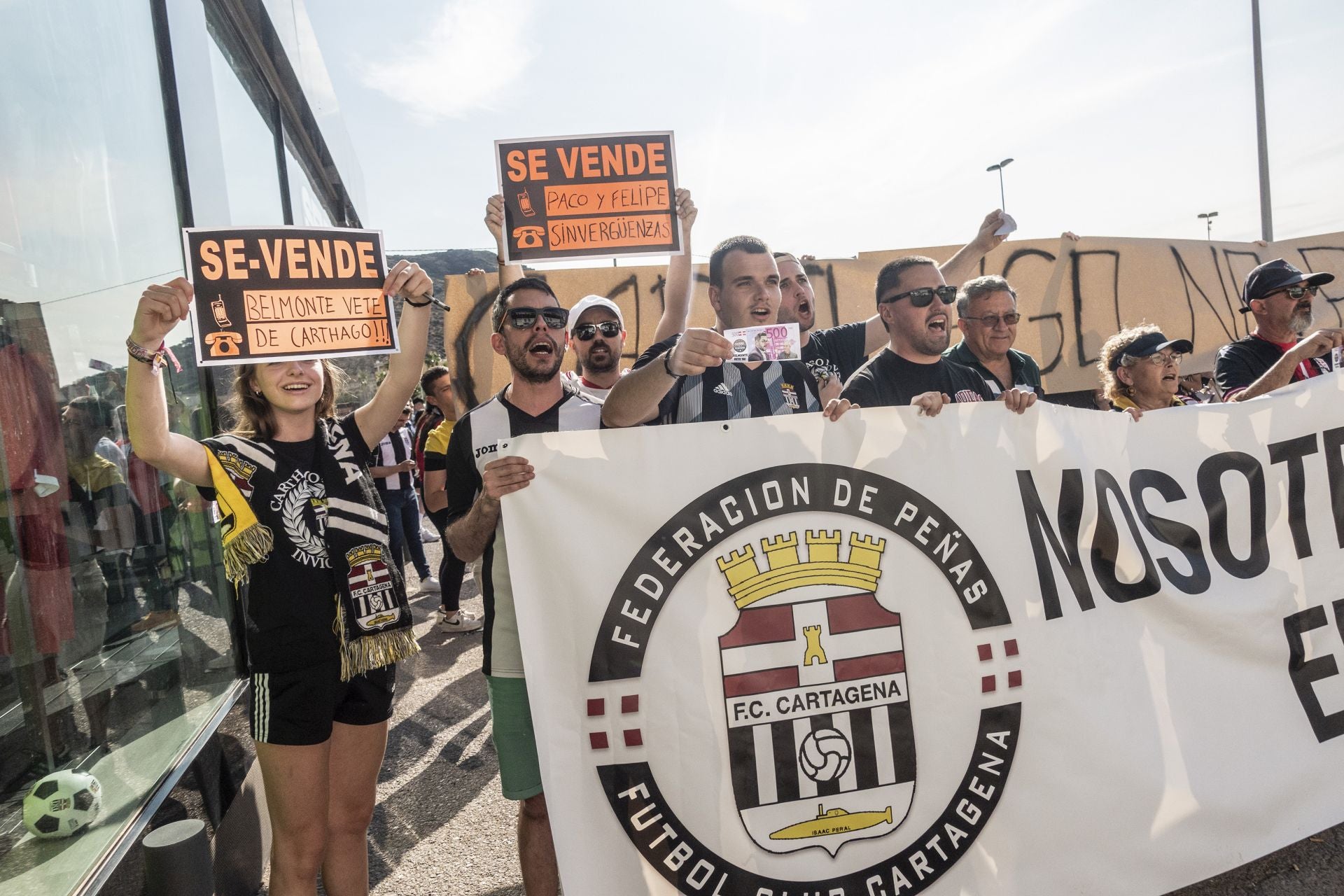 La victoria del Cartagena frente al Tenerife, en imágenes