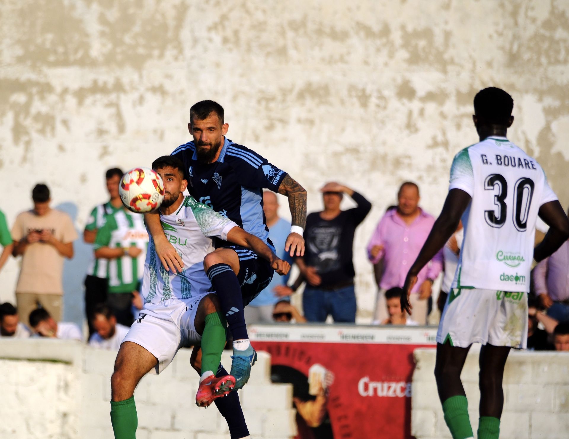 El empate del Real Murcia frente al Atlético Sanluqueño, en imágenes