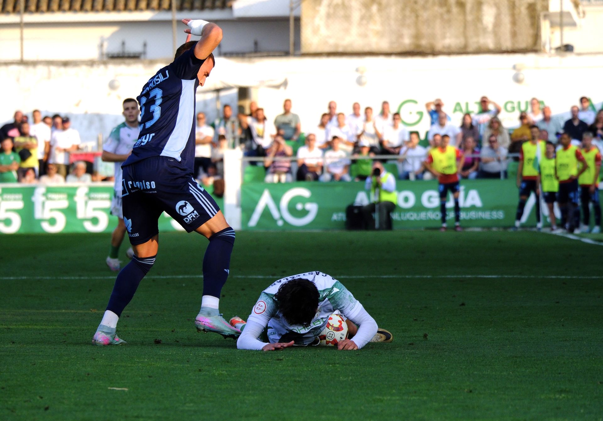 El empate del Real Murcia frente al Atlético Sanluqueño, en imágenes
