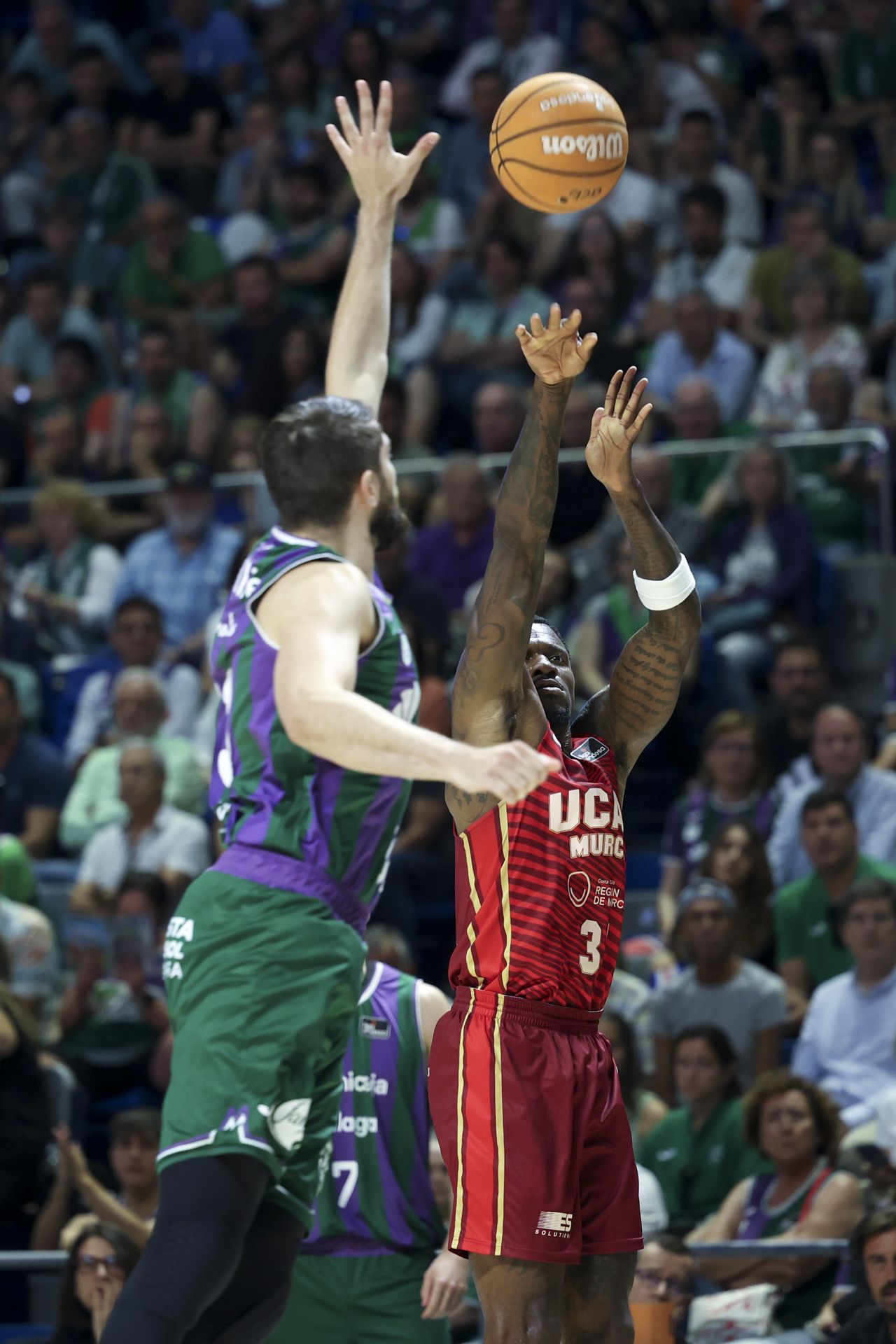 El partido del UCAM Murcia contra el Unicaja, en imágenes