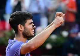 La final de Roma entre Carlos Alcaraz y Jannik Sinner, en imágenes